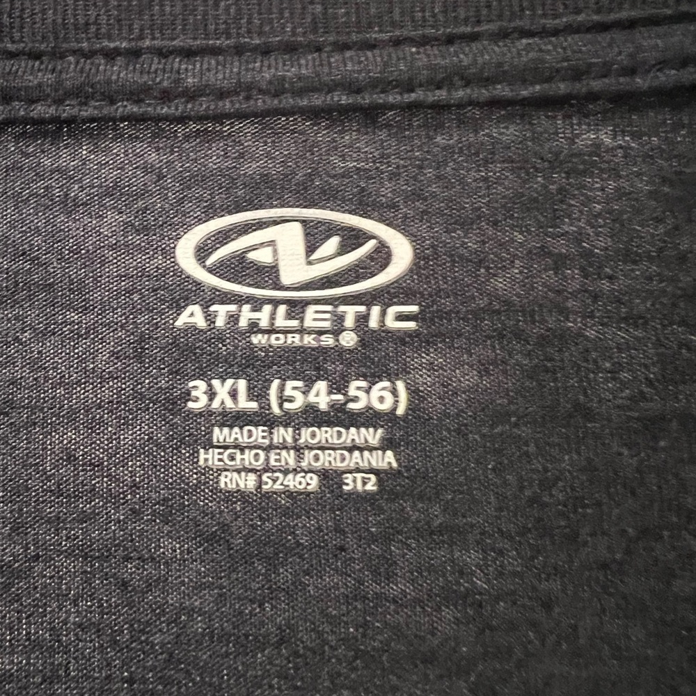 Athletic Works Charcoal 3XL Tee - Picture 4 of 4